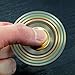 Tenergy Heavy Duty Brass Premium Fidget Spinner, Stainless Steel Bearing, 3+ Minutes Spinning, Rainbow Color Design