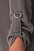 LILBETTER Womens V Neck Blouses Solid Loose Casual Cuffed Sleeve Shirt Top(Gray L)