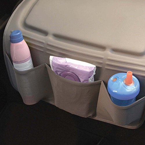 Travel Bug Heavy Duty Infant & Toddler Car Seat Protector for Rear and Forward Facing Baby Car Seats - Grey - Thumbnail 7