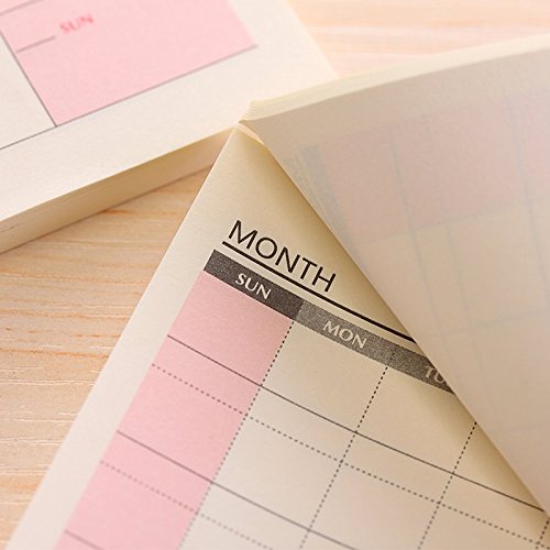 Cute Kawaii Weekly Monthly Work Planner Book Diary Agenda Dokibook for Kids School Supplies
