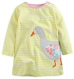 Fiream Girls Crewneck Long Sleeve Dress(S0096,18M)