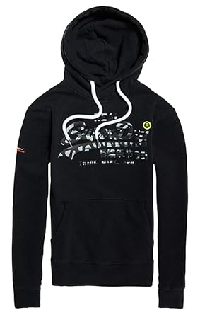 Superdry Herren Pullover Vintage Logo Camo Hood