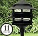Moonrays 95725 Low Voltage 3-Tier Diecast Aluminum Path Light Fixture, Black