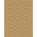 Blank Vintage Style Oval Kraft Essential Oil Bottle Labels by Rivertree Life