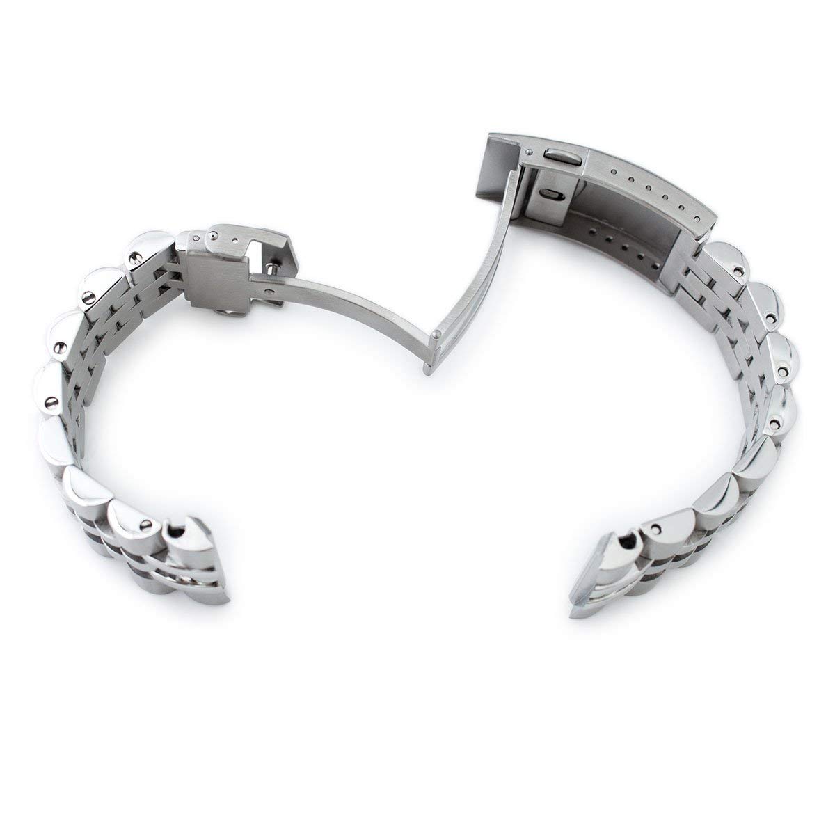 MiLTAT 22mm Watch Band for Seiko Turtle SRP773 SRP775 SRP777 SRPA21, Angus-J Screw-Link