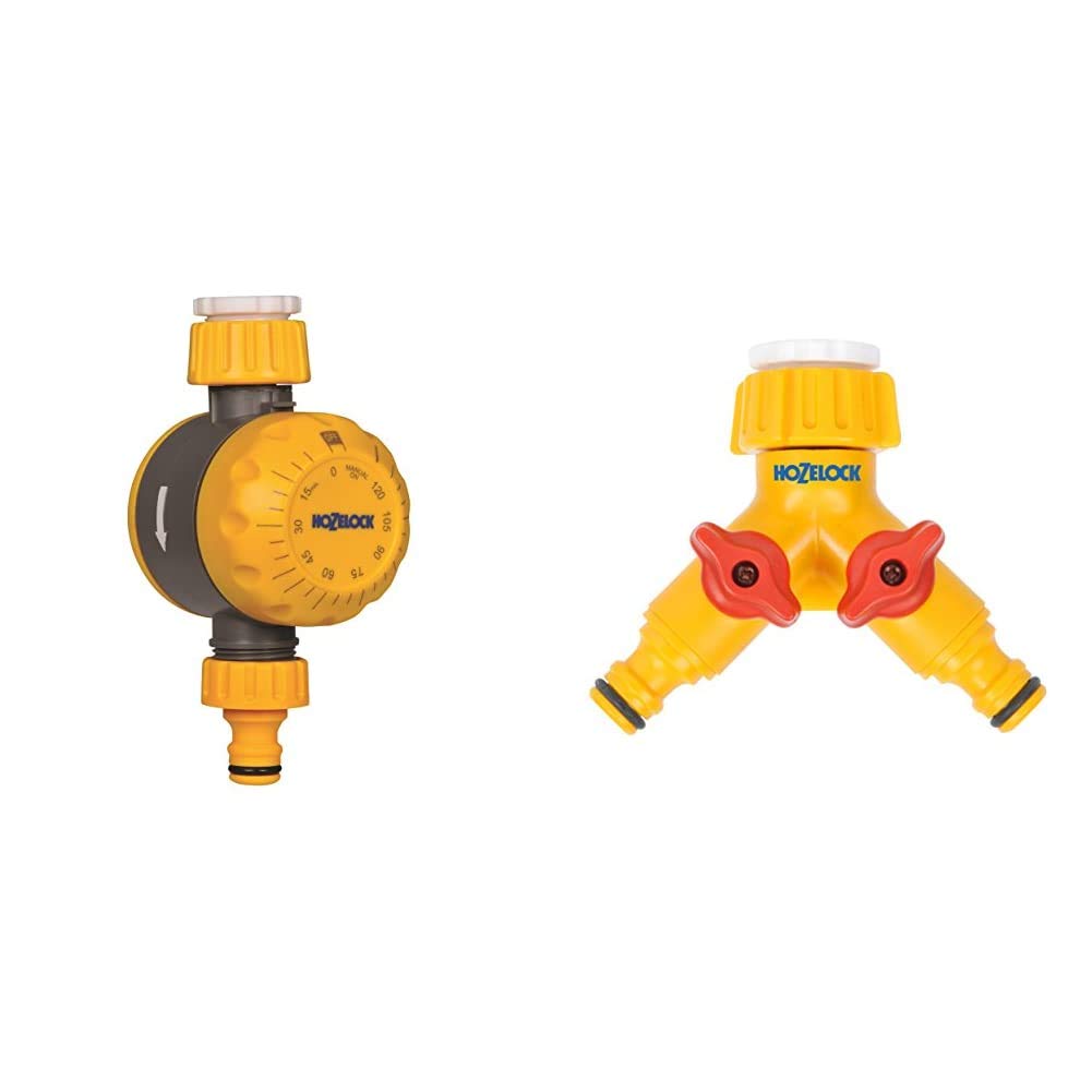 Hozelock Auto Off Controller & Dual Tap Connector