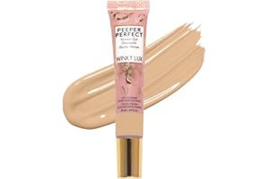 Winky Lux Peeper Perfect Under Eye Concealer, Makeup & Eye Brightener, Full Coverage Concealer for Dark Circles, Color Corrector & Eye Primer, With Collagen, Hyaluronic Acid & Vitamin E (Light Beige)