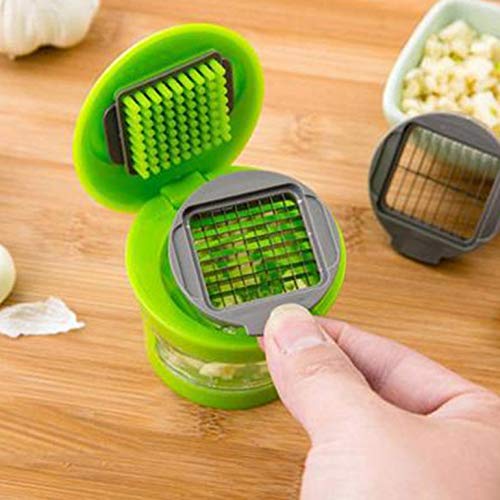 Multifunctional Practical Household Kitchen Garlic Cutter Chopper Manual Garlic Chopper Press Mincer Slicer Dicer Grater
