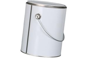 MYCENSE Empty Paint Can Storage Container Reusable Rustproof Portable Multifunctional 4L Metal Paint Bucket for DIY Projects