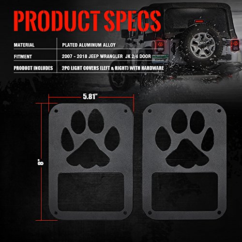 6 Xprite+2007+2018+Wrangler+Unlimited+Taillights