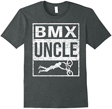 Men's BMX Uncle Shirt Large Dark Heather