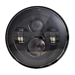 SUNPIE 7 inch Black Head light Compatible with