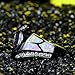 Jiangyue Lady Rings White Fire Opal Purple Cubic Zirconia Black Plated Flower Leaf Bypass Party Jewelry Size 5-10