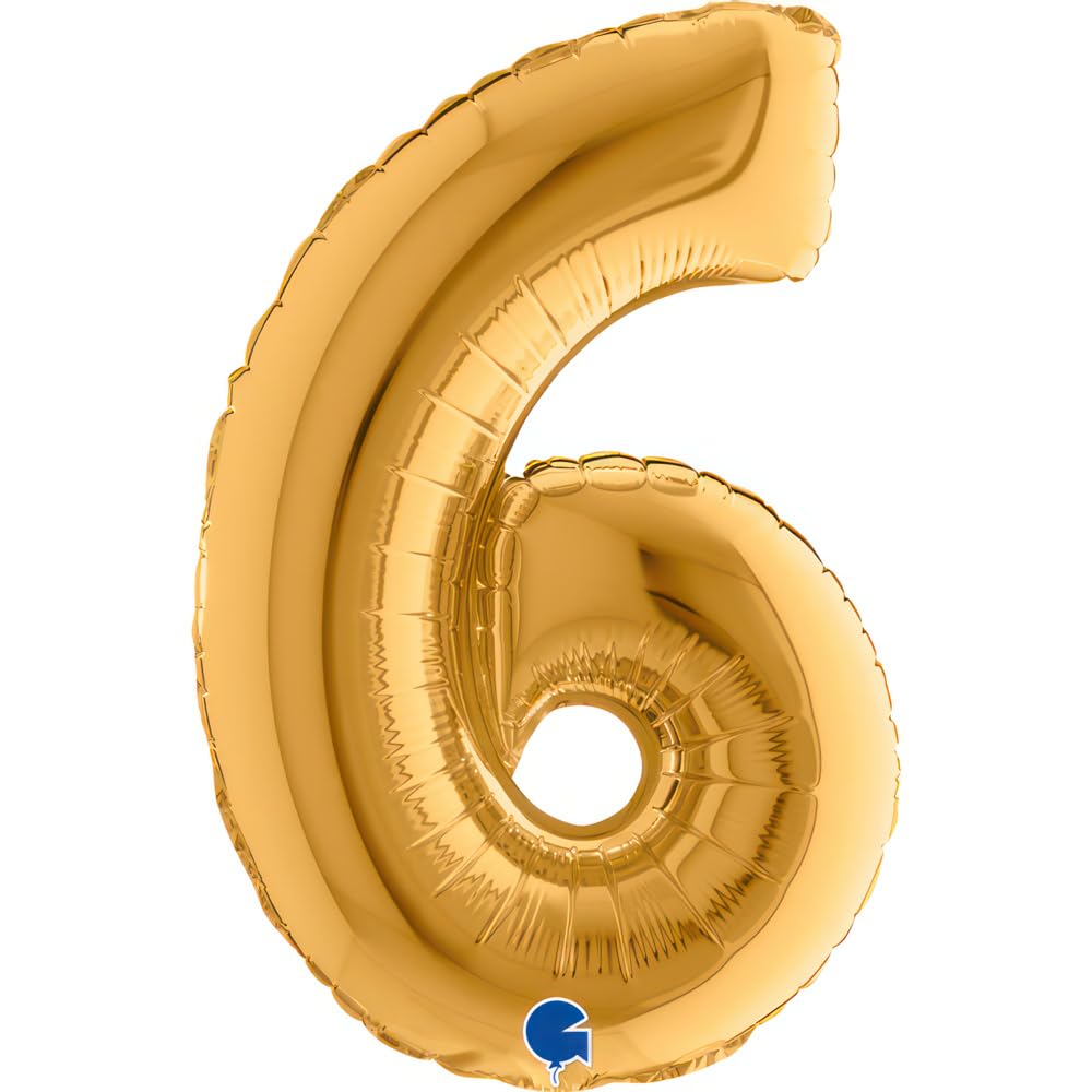 Grabo Number 6 Midiloon Mini Single Pack, Length- 14 Inch, Colour- Gold