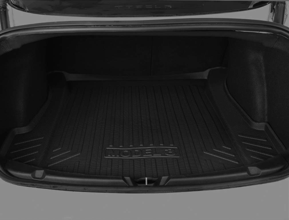 ONLY THE LARGE FLOOR MAT!!!!!!! SUPER LINER Tesla Model 3 Floor Mats Complete Set Custom Fit 2017 2018 2019 2020 2021 All-Weather Cargo Liner Rear Cargo Tray Trunk Floor Mat Interior Accessories