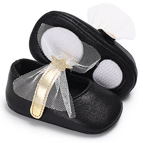Fire Frog Baby Girls Mary Jane Shoes Stars Bow Wedding Princess Dress Costume Infant Toddlers Prewalker