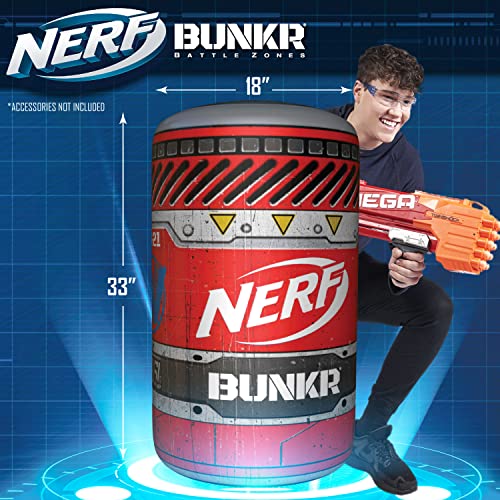 NERF BUNKR Battle Royale Inflatable Bunker Battlezone 5 Piece