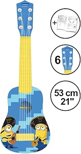 Lexibook Despicable Me Minions My First Guitar 21 inch 6 nylon strings Blue view 2