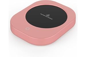 AROMARA Candle Wax Melt Warmer for Jar Candles, Safely Releases Scents Without a Flame, Coffee Mug Warmer for Desk Gravity-Induction Auto Shut Off, Electric Self Heated Plate for Heating Milk, Tea