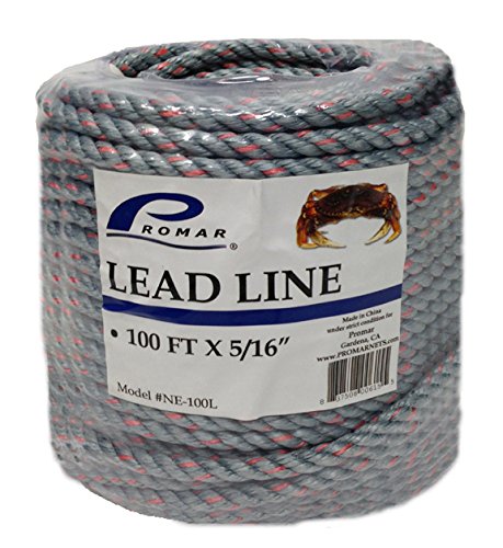 UPC 837508006155, Promar NE-100L 100-Foot Lead Core Rope, 5/16-Inch Diameter, Green and Orange Finish