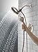 Delta Faucet Linden 17 Series Dual-Function Shower Faucet, Shower Trim Kit with 4-Spray In2ition 2-in-1 Dual Hand Held Shower Head with Hose, Stainless T17294-SS-I (Valve Not Included)