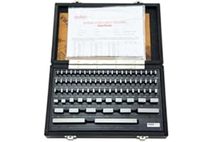 Shars Grade Economy 81 PCS Rectangular Gage Block Set with NIST traceable certificate 303-5311C M