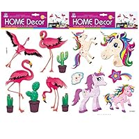 Three-Dimensional Unicorn Sticker Flamingo Sticker for Children