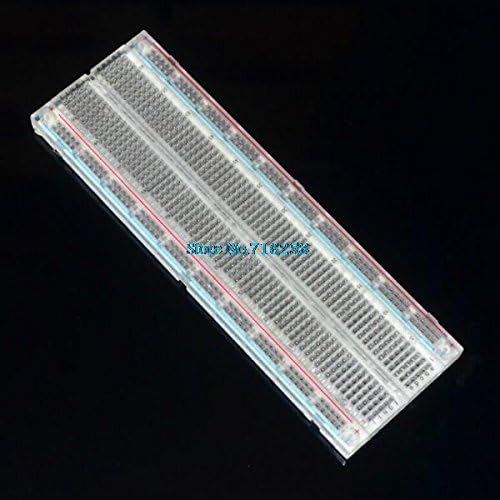 Feiingex Crystal ! Solderless Solder Less Breadboard Protoboard 2 buses Tie-point Tiepoint 830 for