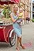 Milk Nursingwear Striped Nursing Tank Dress, Red and White Stripe, L