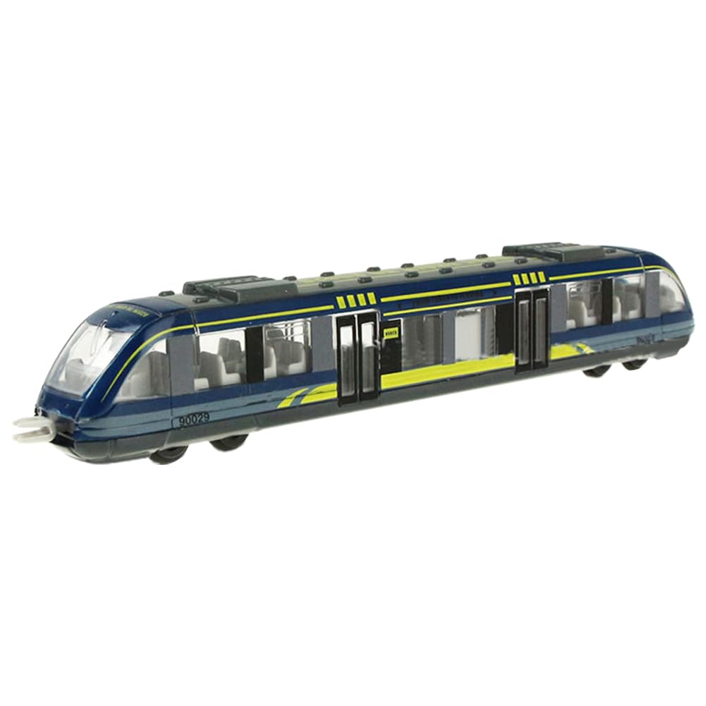 NyaSaa Train Model Toy Children Educational Toys Train Toys for Kids, Toddlers,Simulation Alloy Train High-Speed Rail Car Model (Blue)