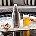 Beer Bottle Cooler- Double Wall Stainless Steel Beer Bottle Insulator. Great Fathers Day Gift ! BONUS e-Book and Gift Packaging Twin Pack