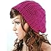 EUBUY Winter Warm Baggy Beret Chunky Knitted Braided Beanie Hat