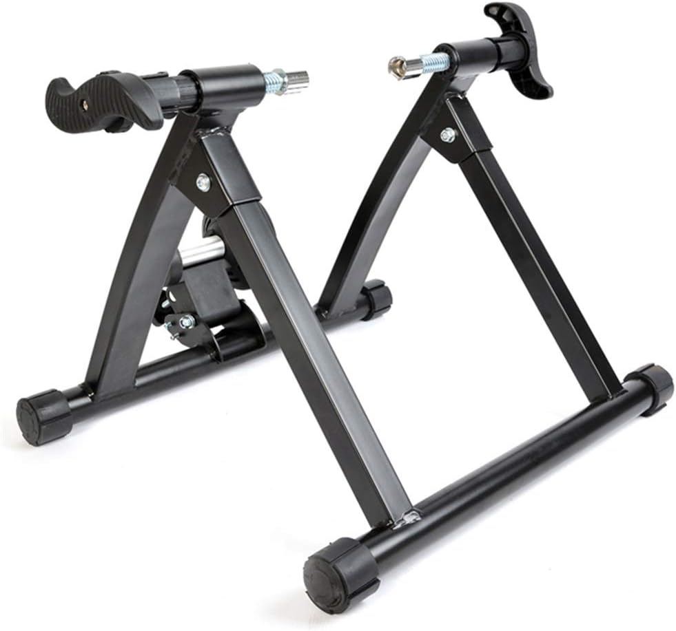 YUXINCAI Bike Trainer Stand, Indoor Turbo Bicycle Exercise Trainer Portable Stationary Cycling Stand Bicycle Magnetic Resistance Exercise