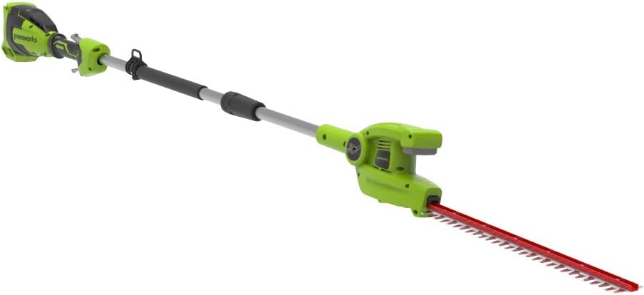 Greenworks G40PHA Cordless Pole Hedge Trimmer with Split Shaft, 51cm Dual Action Blades, Cuts up to 18mm Thick Branches - Image 3