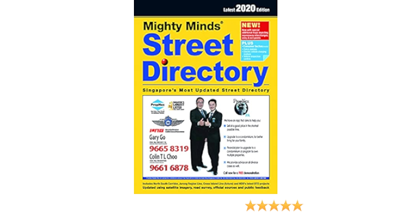 Singapore Street Directory 2020 Singapore Street Directory (Singapore's Most Updated Street Directory):  Mighty Minds: 9789812500892: Books: Amazon.com