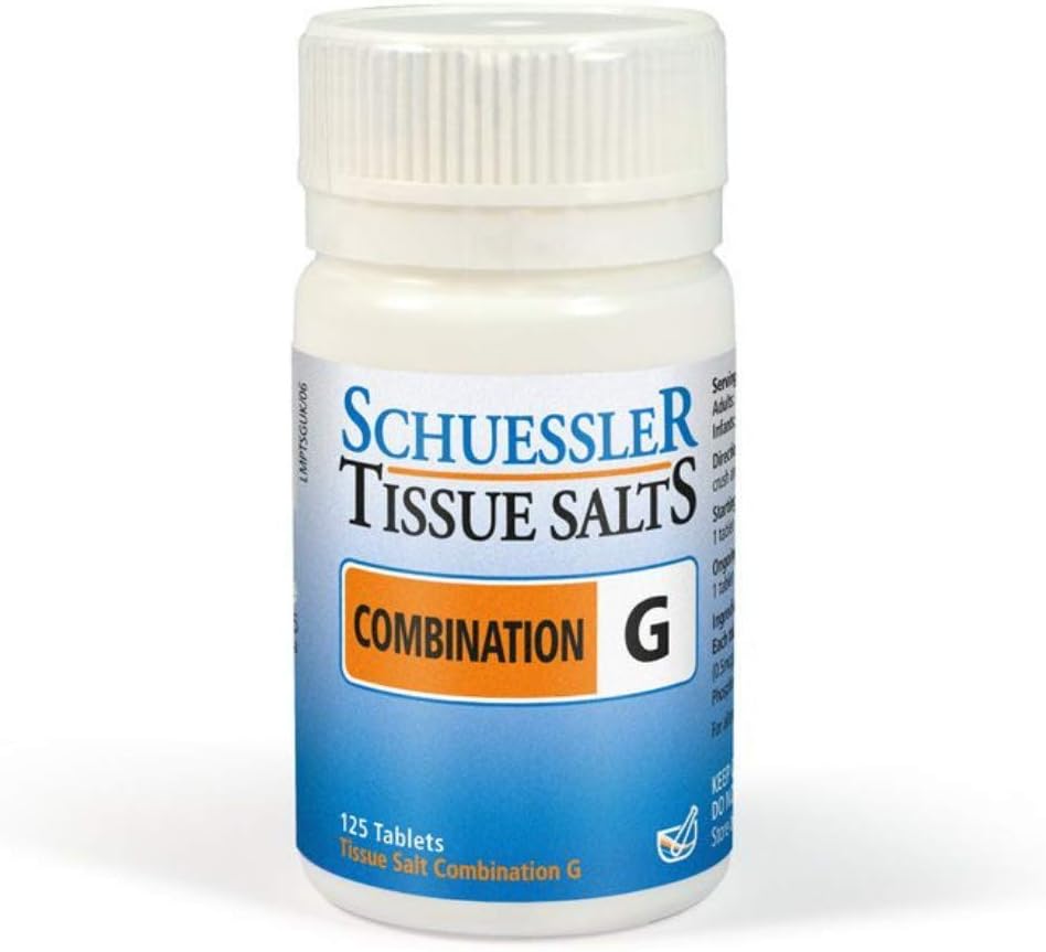 Schuessler Tissue Salts Combination G - 125 Tablets, 125 count (Pack of 1)