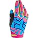 Fox Racing 2016 Dirtpaw Women's MotoX Motorcycle Gloves - Pink / Large