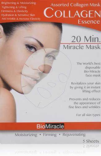 BioMiracle 20 Min. Rejuvenating Miracle Mask - Assorted Pack - 5 Sheets