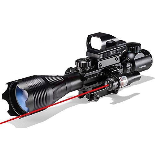 Ar15 tactical rifle scopes 4-16x50eg dual ill reticle s…