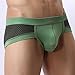 NEARTIME Men's Underwear, Mens Low Waist Boxers Briefs Men Underpants Soft Shorts (L, Army Green) …