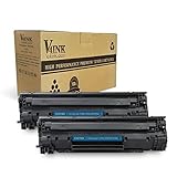 V4INK 2 Packs Compatible HP CE278A HP 78A Toner Cartridge Canon 128 toner for HP LaserJet P1606dn P1566 P1560 M1536dnf, Canon imageclass D530 D550 FaxPhone L100 L190 MF4770n MF4570dw MF4770N
