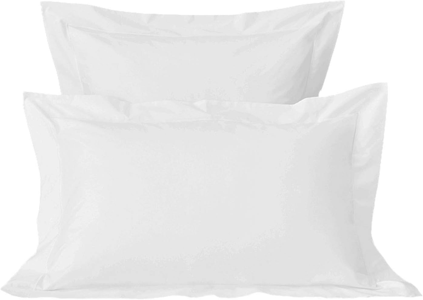 Pizuna Pure Cotton King Size Oxford Pillowcases 2 Pack White 50x90cm