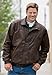 KingSize Men's Big & Tall Leather Bomber Jacket