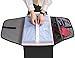 BAGSMART Garment Bags for Travel Suit Bag Foldable Carry on Garment Bags for Hanging Clothes Stylish Dress Bag Large Convertible Weekender Travel Bags for Women Men (Black-01)