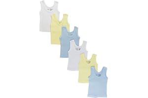 Bambini Cotton Baby Boy Baby Girl Rib Knit Sleeveless Infant Tank Tops and Onesie by Miracle USA