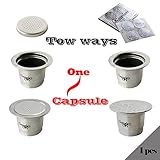Capsulone coffee filter capsule fit for Nespresso Machine Stainless Steel Reusable capsule