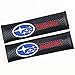 Bearfire Car Seat Belts Covers Padding Carbon Fiber Leather Belt Shoulder Sleeve for Subaru Accessories
