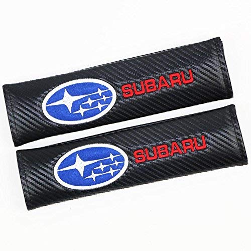 Bearfire Car Seat Belts Covers Padding Carbon Fiber Leather Belt Shoulder Sleeve for Subaru Accessories Bearfire Car Seat Belts Covers Padding Carbon Fiber Leather Belt Shoulder Sleeve for Subaru Accessories