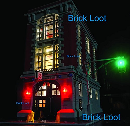 Ghostbusters Firehouse Headquarters Lighting Kit for set 75827 by Brick Loot