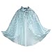 Girls Princess Polka Dots Blue Cape